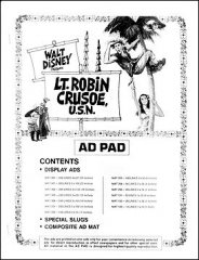 Lt. Robin Crusoe U.S.N. Dick Van Dyke Nancy Kwan 1972 R