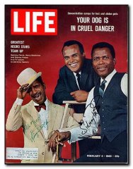 Sidney Poitier Sammy Davis H. Belafonte