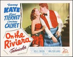 On The Rivera Danny Kaye Gene Tierney