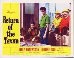 RETURN OF THE TEXAN DALE ROBERTSON WALTER BRENNAN RICHARD BOONE