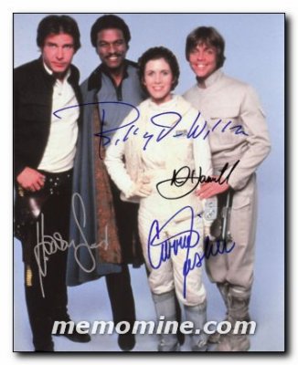 Star Wars cast signed