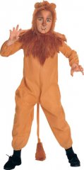 Cowardly Lion Child Costume Wizard of Oz Sizes S,M,L