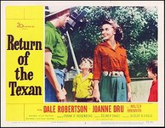 RETURN OF THE TEXAN DALE ROBERTSON WALTER BRENNAN RICHARD BOONE