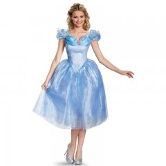 Cinderella Movie Adult Deluxe Costume Size S,M,L,XL