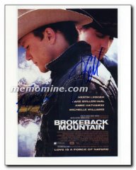 Brokeback Mountain cast two signed