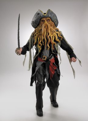 Disney Adult Deluxe Davey Jones Costume