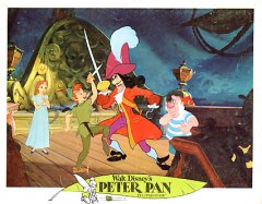 Peter Pan Disney 1969 Hook and Peter pictured #2