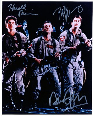 Ghost Busters Dan Aykroyd Bill Murray Harold Ramos