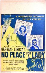 No Place for A Lady William Gargan Margaret Lindsay