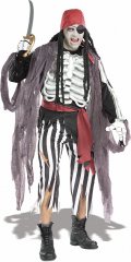 Ghostship Pirate of the Caribbean Costume Size STD, XL