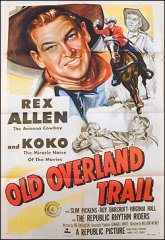 Old Overland Trail Rex Allen Slim Pickens Virginia Hall