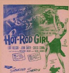 HOT-ROD GIRL Lori Nelson, Chack Conners