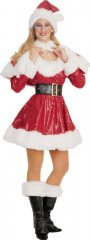 Red Sequin Ms. Santa Suit