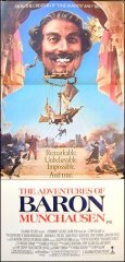 Adventures of Baron Munchausen John Nevell Oliver Reed 1989 Australian