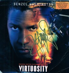 Washington Denzel signed Album with record Virtuosity