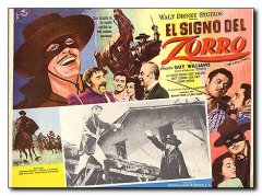 Sign of Zorro Guy Williams Disney Studios multi images reflect different conditions