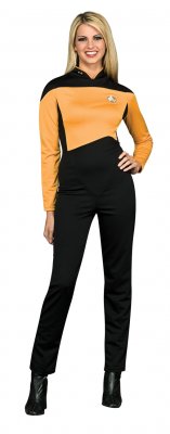 STAR TREK-NEXT GENERATION Dlx Gold Jumpsuit