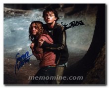 Harry Potter cast signed by three