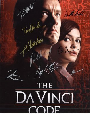 DaVinci Code cast signed