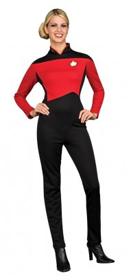 STAR TREK-NEXT GENERATION Dlx Red Jumpsuit