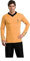 STAR TREK-CLASSIC Dlx Gold Shirt Adult