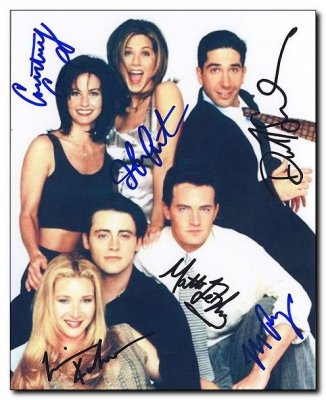 Friends Cast Signature