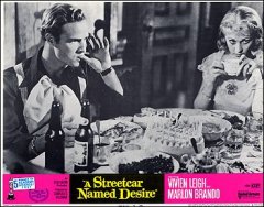 STREETCAR NAMED DESIRE VIVIEN LIGH, MARLON BRANDO