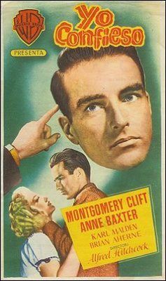 I Confess Montgomery Clift Anne Baxter Hitchcock