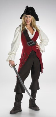 Disney Elizabeth Pirate Deluxe Adult