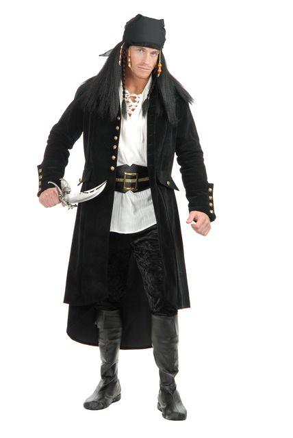 Pirate Treasure Island Suede Velvet ADULT Coat - Click Image to Close