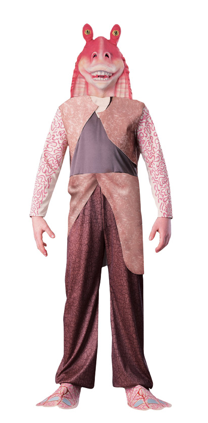 Deluxe Jar Jar Binks™ Child Costume Star Wars Size S,M,L - Click Image to Close