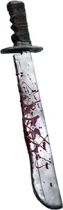 Friday the 13th Jason™ Chrome Plated Machete W/Sound - Click Image to Close