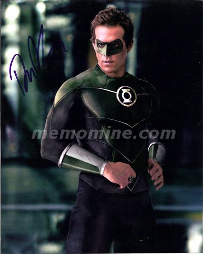 Reynolds Ryan GREEN LANTERN Original Autograph w/ COA - Click Image to Close