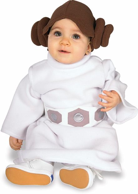 Princess Leia™ Costume Star Wars Size NWBN, INF, TODD - Click Image to Close
