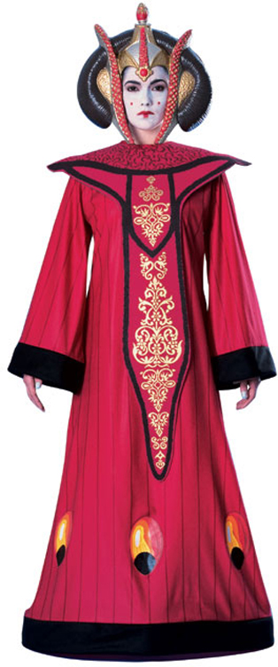 Queen Amidala™ Popular Price Adult Costume Star Wars Size STD, L - Click Image to Close