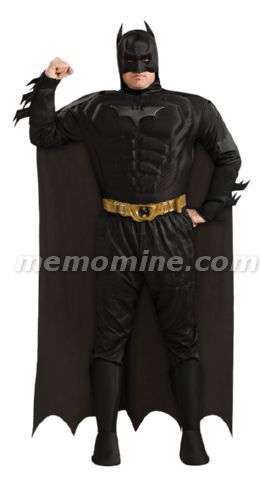 Dark Knight Batman Deluxe Adult Costume 44-50 - Click Image to Close