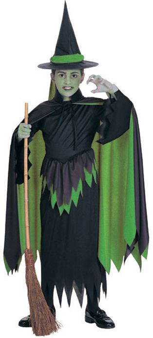 Wicked Witch Child Costume Wizard of Oz Sizes S, M, L - Click Image to Close