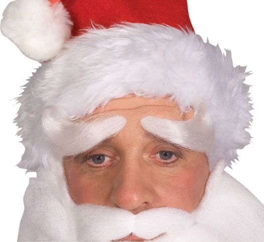 Deluxe Santa Eyebrows - Click Image to Close