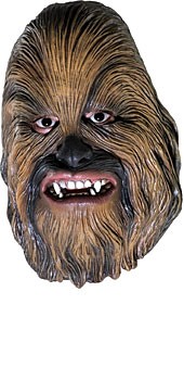 Chewbacca Child Vinyl 3/4 Mask - Click Image to Close