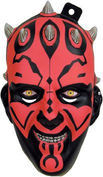 Darth Maul™ Child 3/4 PVC Mask - Click Image to Close