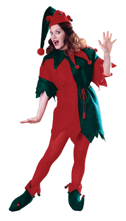 Complete Elf Adult Christmas Costume - Click Image to Close