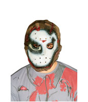 Friday the 13th Jason Adult 3/4 vinyl mask - Click Image to Close
