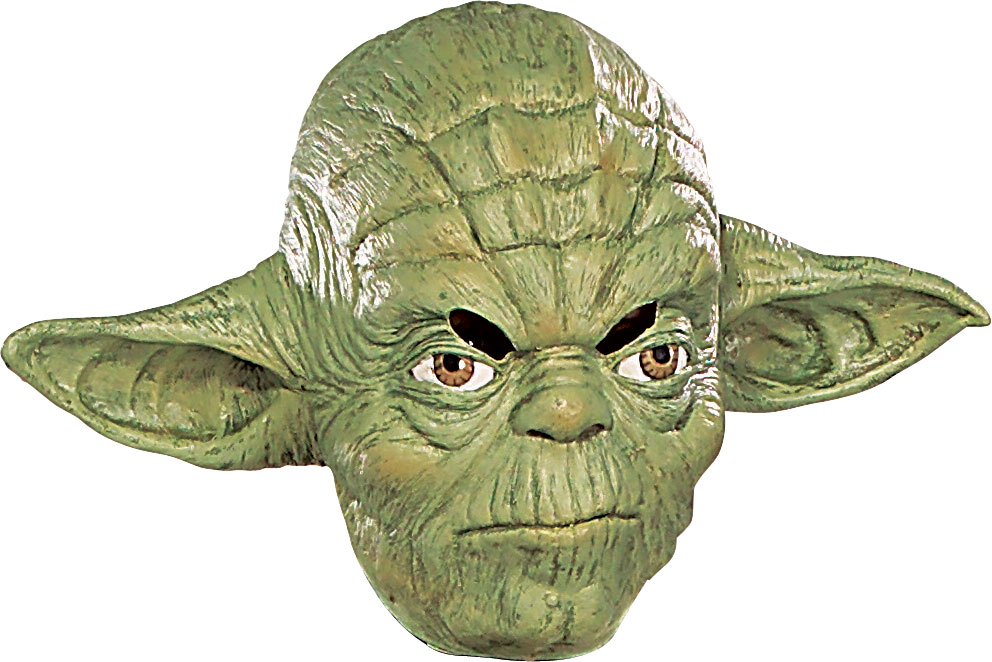 Yoda™ 3/4 Vinyl Mask - Click Image to Close