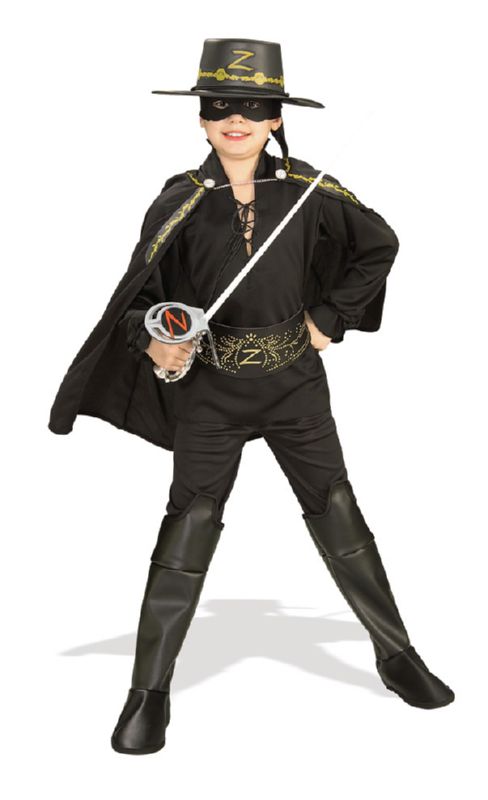 Deluxe Zorro™ Dress-Up Set S,M,L - Click Image to Close