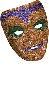 PVC Female Glitter Mask - Click Image to Close