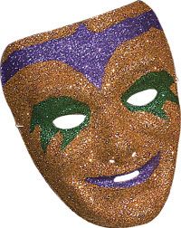 PVC Male Glitter Mask