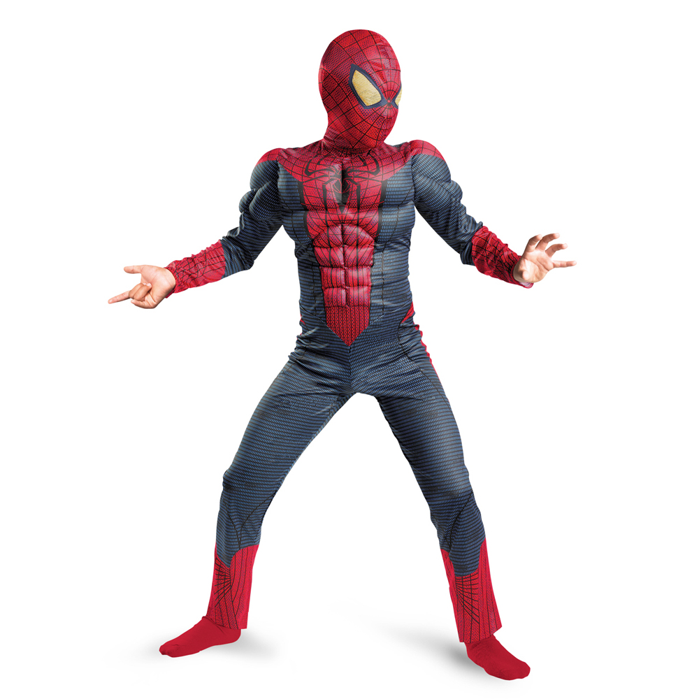 Spider man Movie Child Classic Muscle Costume - Click Image to Close