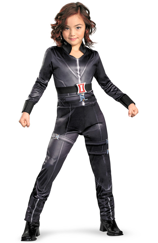 Avengers BLACK WIDOW Child Classic Costume Size S, M, L - Click Image to Close
