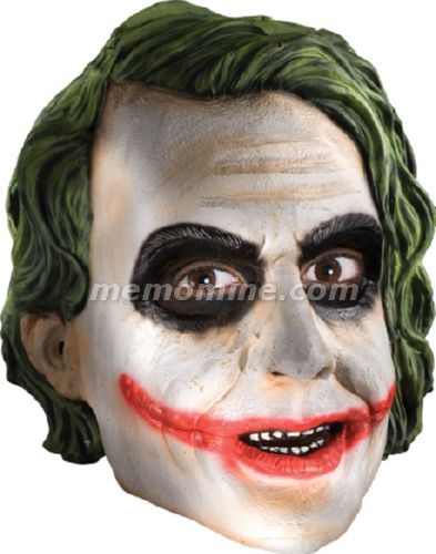 Dark Knight Joker Adult 3/4 Mask IN STOCK - Click Image to Close