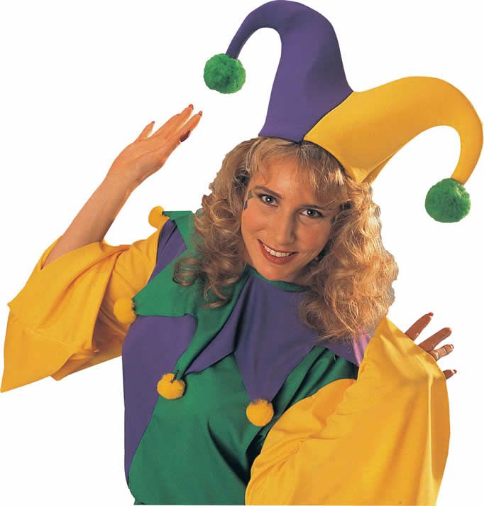 Mardi Gras Jester Hat - Click Image to Close